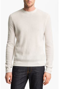 Theory Waffle Knit Cashmere Crewneck Sweater | Nordstrom