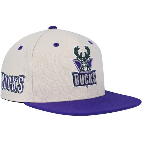 Mitchell & Ness in Your Face Milwaukee Bucks Snapback Hat