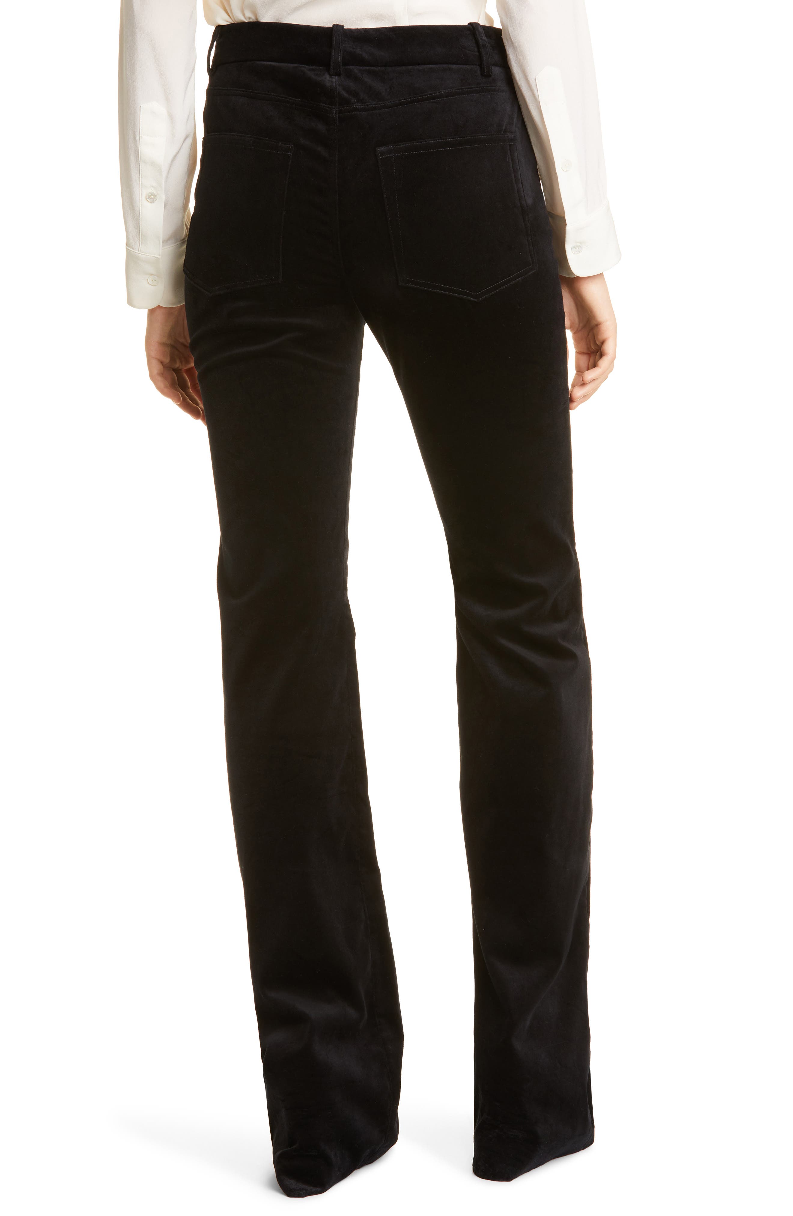 Nili Lotan Celia Velvet Pants | Nordstrom