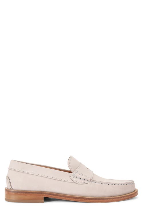 Shop Kurt Geiger London Luis Penny Loafer In Light/pastel Grey