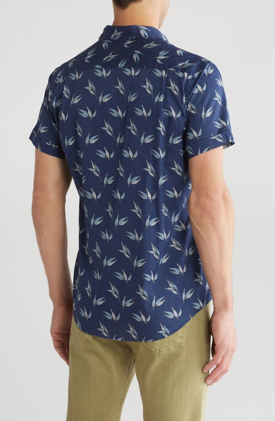 Rodd & Gunn Three Mile Short Sleeve Woven Shirt In Sky