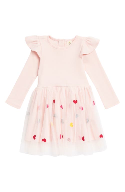 Tucker + Tate Embroidered Tulle Dress in Pink English