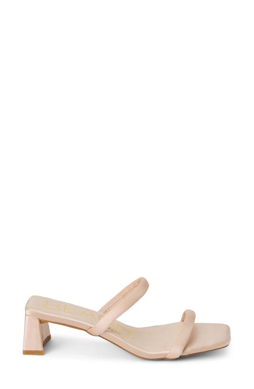 Shop Coconuts By Matisse Jerry Strappy Slide Sandal In Champagne