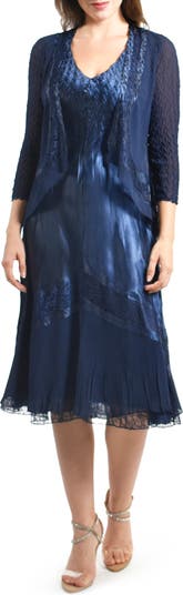Belted Chiffon Printed Dress - Adored By Alex