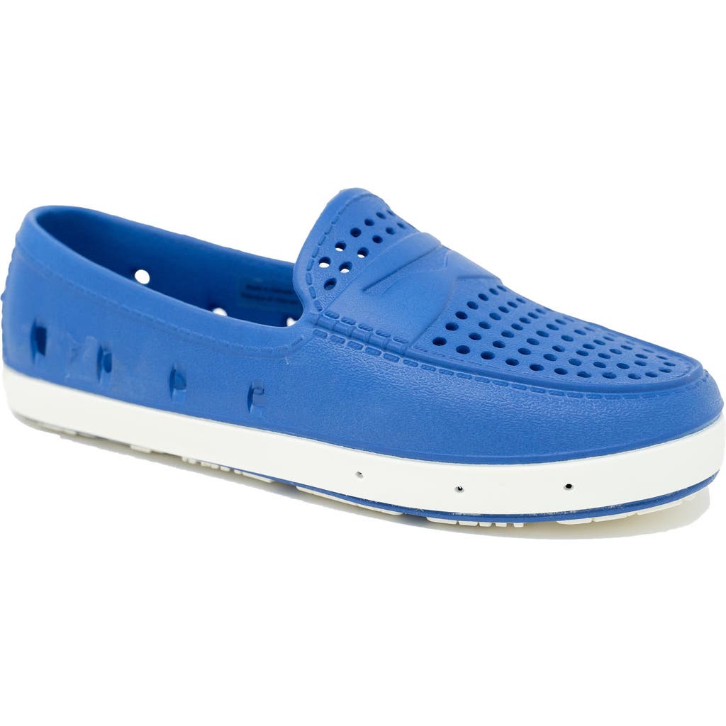 Floafers Kids' London Loafer In Royal Blue/bright White