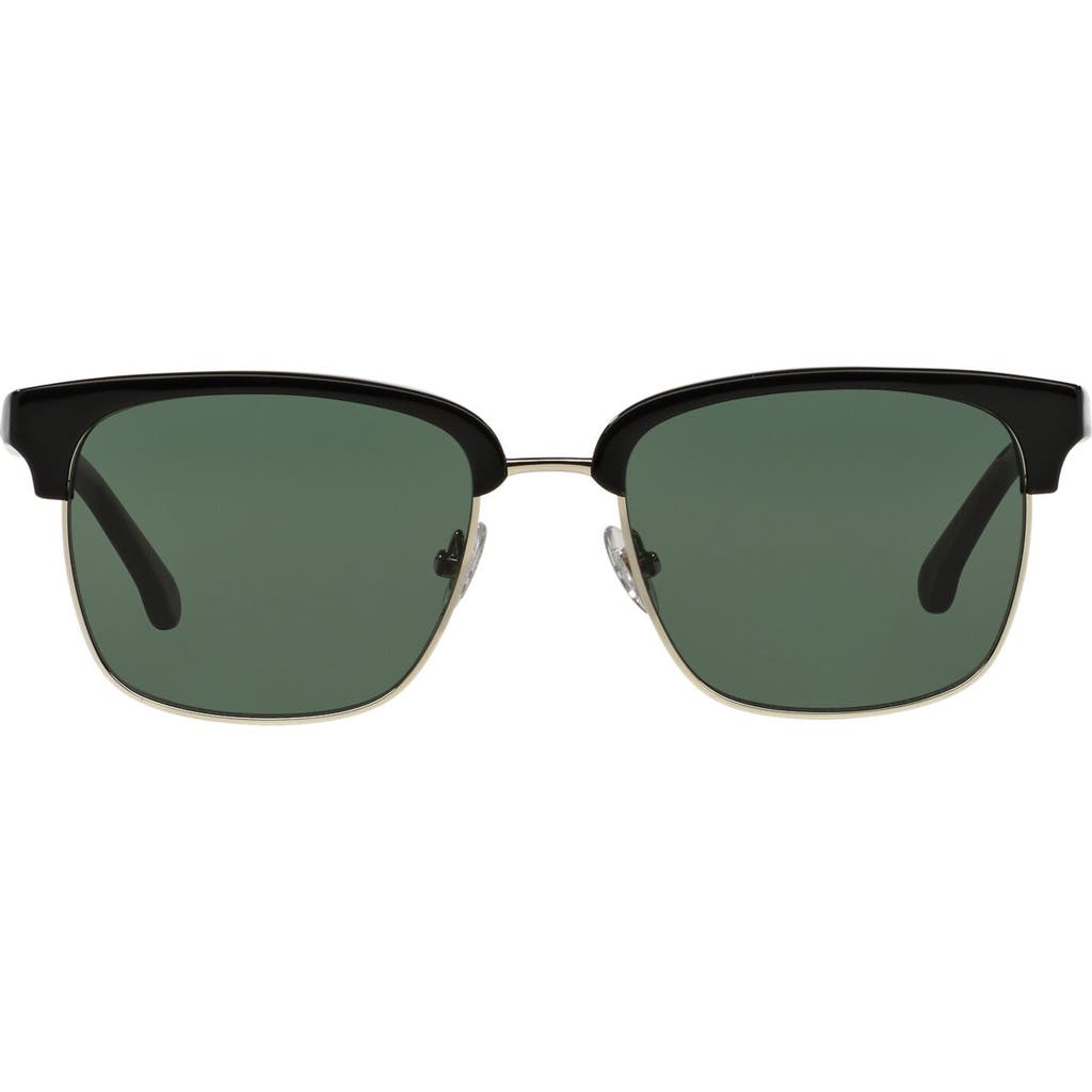 Brooks Brothers 53mm Square Sunglasses In Green