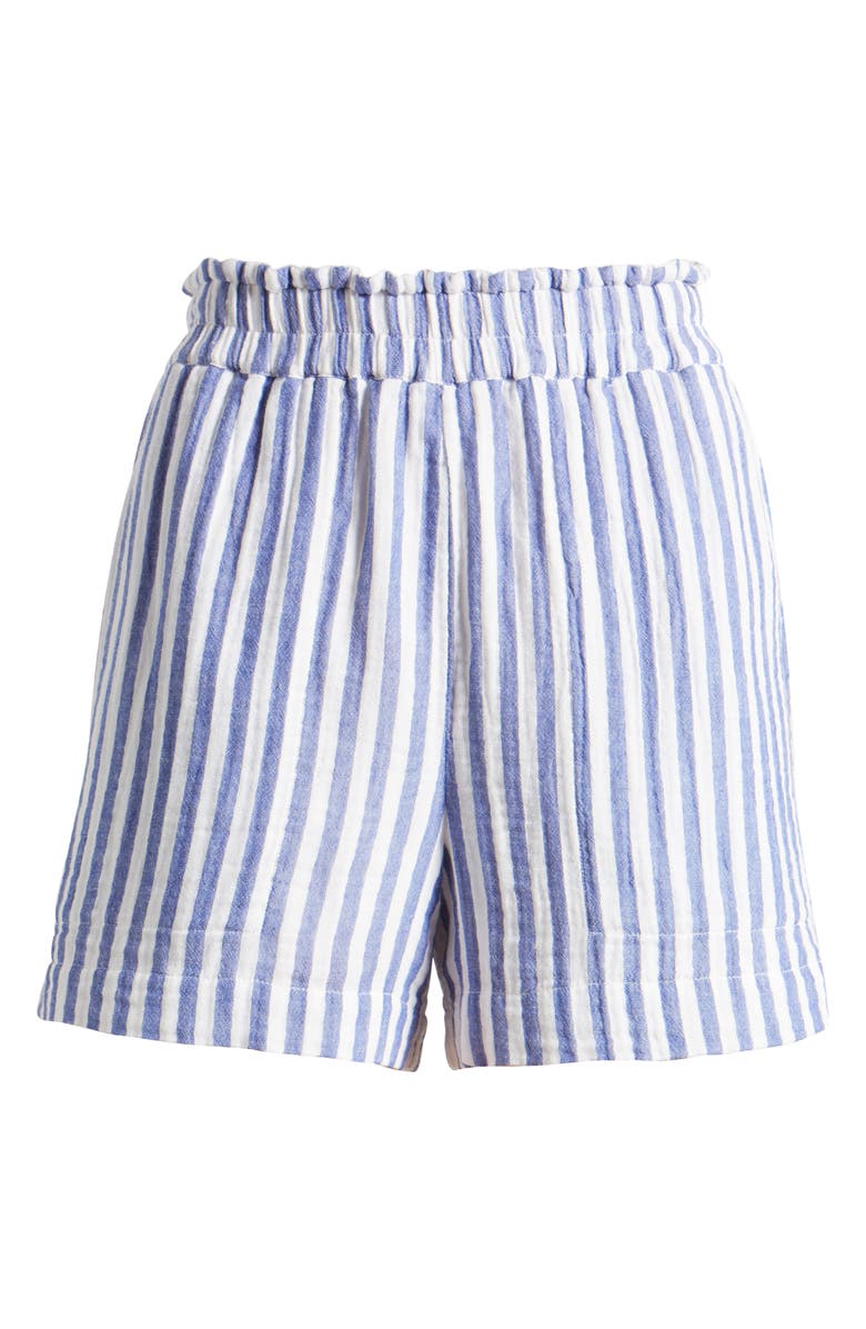 Rails Leighton Stripe Organic Cotton Gauze Shorts | Nordstrom