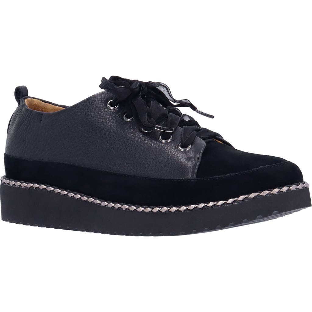 L'amour Des Pieds Zaina Platform Sneaker In Black