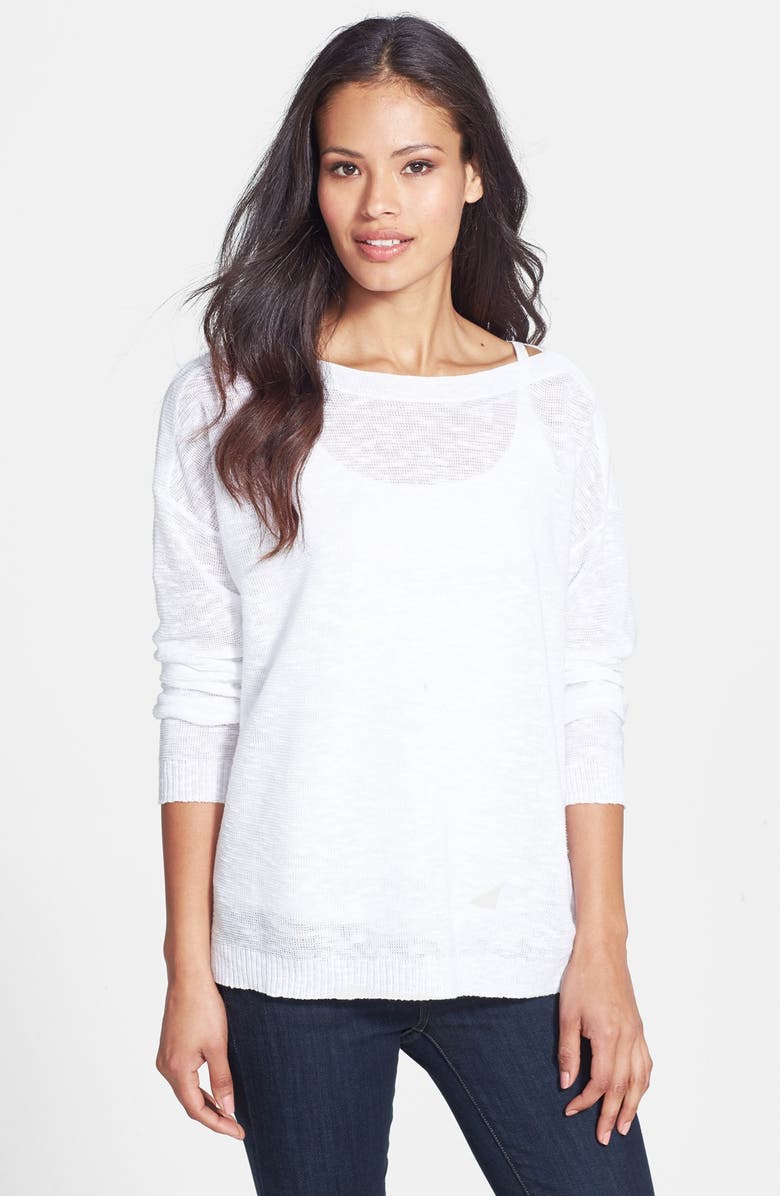 Eileen Fisher Bateau Neck Sweater (Regular & Petite) | Nordstrom