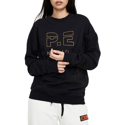P.e Nation Heads Up Metallic Sweatshirt