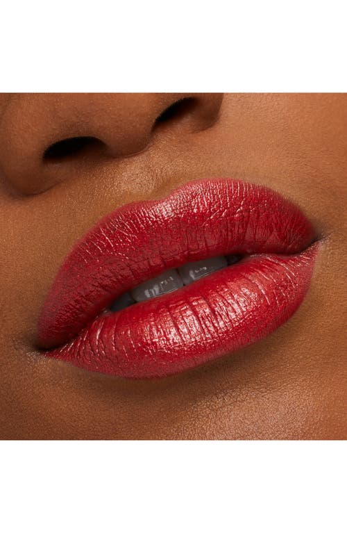 Shop Mac Cosmetics Frost Lipstick In Regal Red