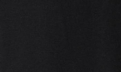 Eileen Fisher Long Sleeve Organic Linen Blend Jersey Tunic Sweater In Black