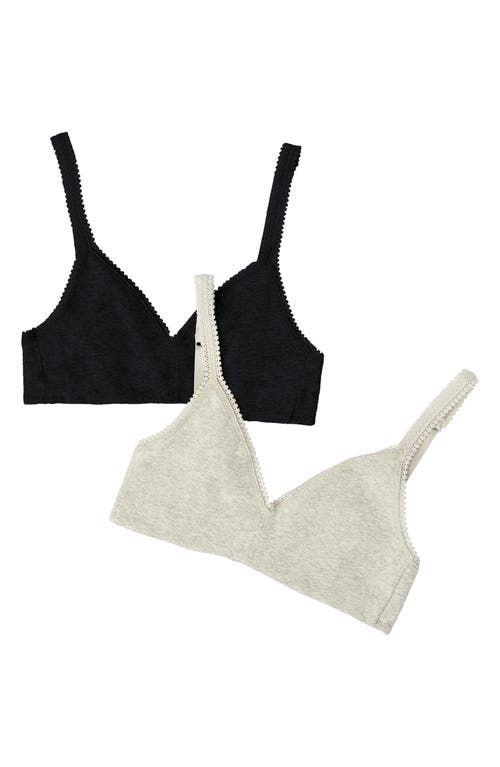 ON GOSSAMER ON GOSSAMER 2-PACK CABANA COTTON BRALETTES 