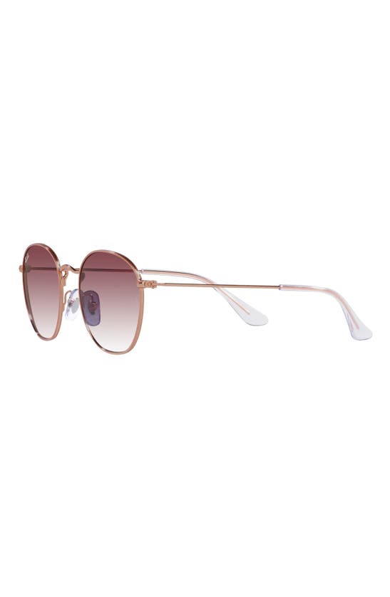 Ray Ban 48mm Rob Jr Irregular In Rose Gold