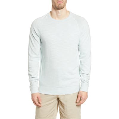 Faherty Slubbed Crewneck Sweatshirt, Blue
