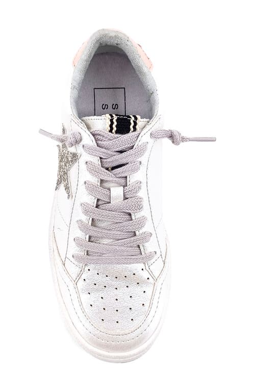 Shop Shushop Kids' Paz Sneaker In White/pearl