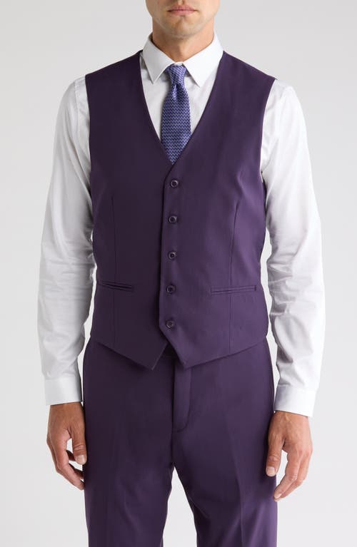 Braveman Classic Fit 3-piece Suit In Plum