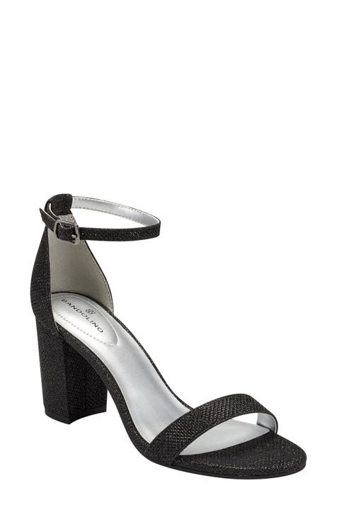 black ankle strap block heels | Nordstrom