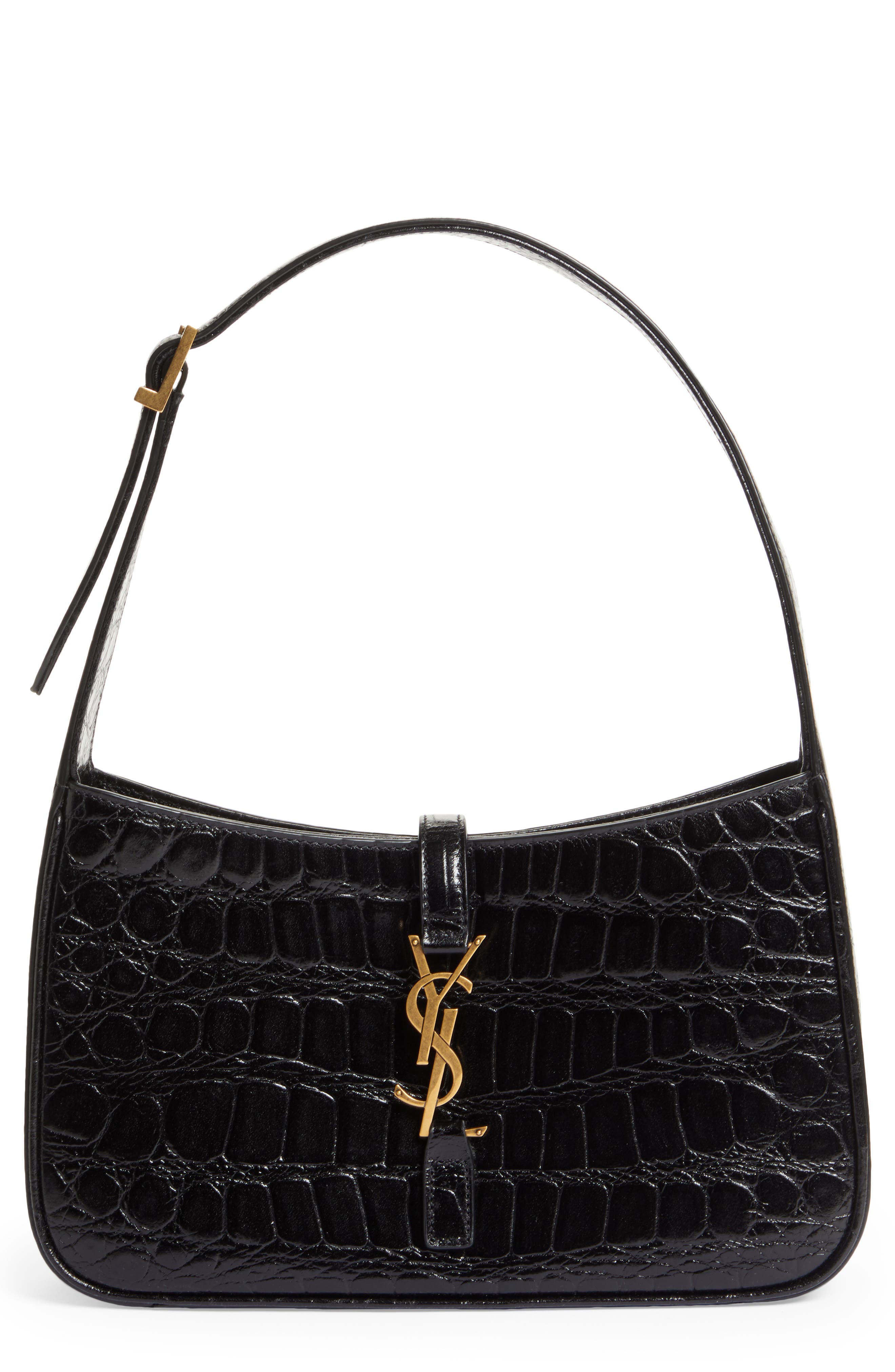 ysl hobo bag croc