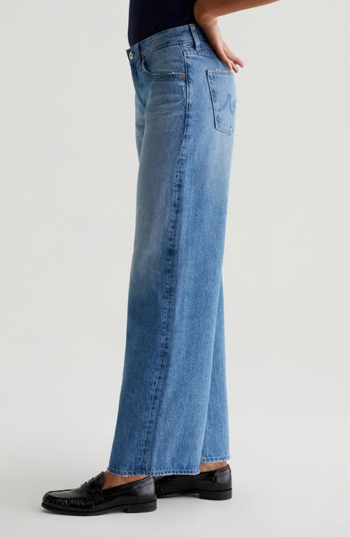 Shop Ag Adria Low Rise Bgy Wide Leg Jeans In Stockholm