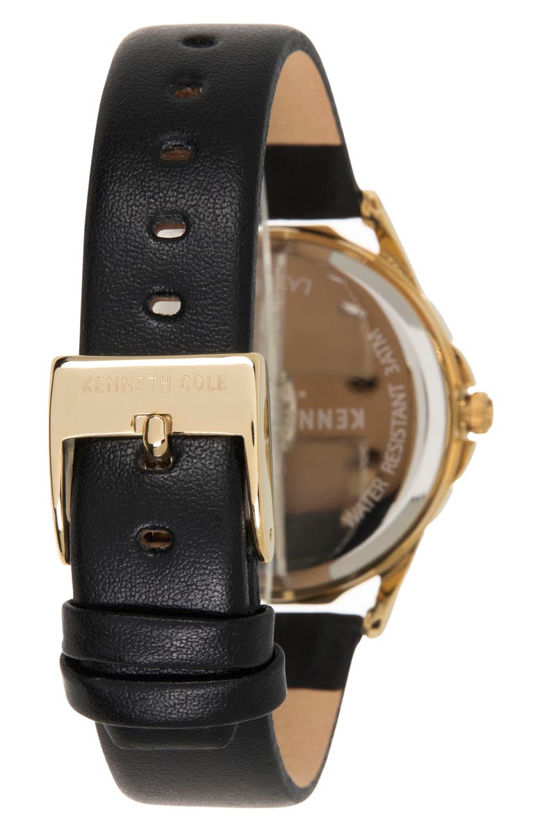 Women's Crystal Pave & Diamond Dial 3-Hand Quartz Leather Strap Watch, 38mm Women's Crystal Pave & Diamond Dial 3-Hand Quartz Leather Strap Watch, 38mm