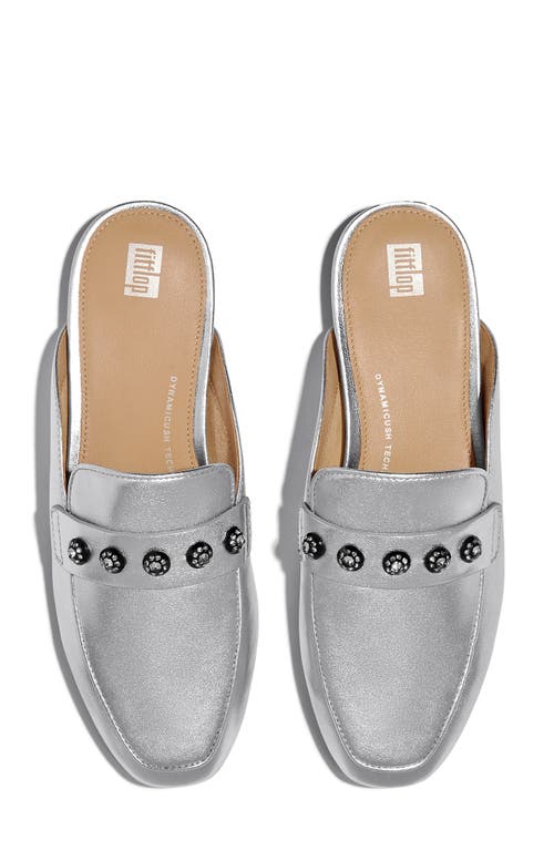 Shop Fitflop Delicato Loafer Mule In Silver