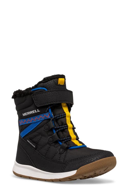 Merrell Snow Crush 3.0 Waterproof Snow Boot in Black/Multi at Nordstrom, Size 5 M