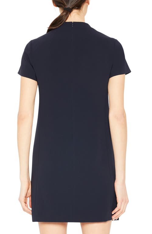 Theory Jasneah Admiral Crepe Mini Dress - Exclusive In Deep Navy