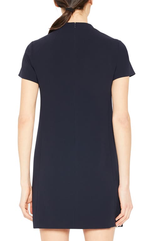 Shop Theory 'jasneah' Crepe Shift Dress In Deep Navy