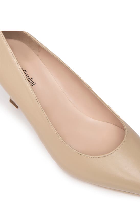 Nerogiardini Pointy Stiletto Dress Pumps In Linen
