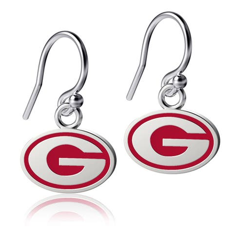 Women's Dayna Designs Louisville Cardinals Silver Dangle Earrings