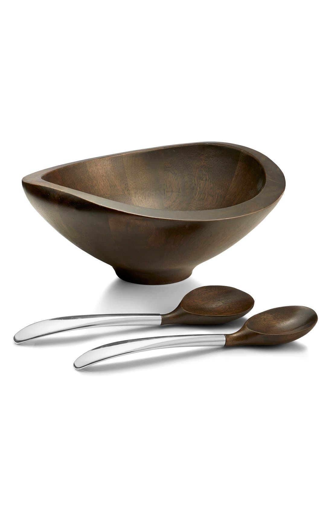 Nambé 'Butterfly' Salad Bowl & Servers (Nordstrom Exclusive) Nordstrom