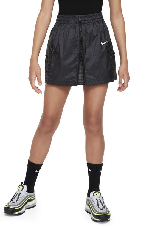 Nike Kids' Sportswear Outdoor Play Cargo Skort in Black/Black at Nordstrom, Size Xl