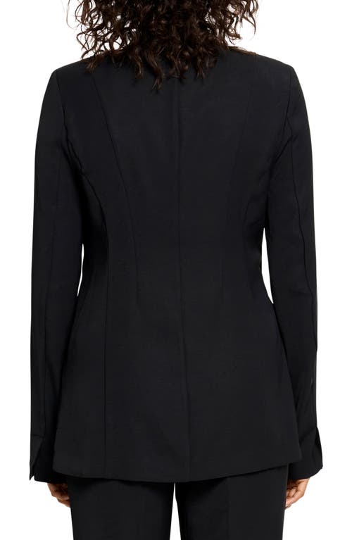 Shop Nic + Zoe Nic+zoe Social Edit Blazer In Black Onyx