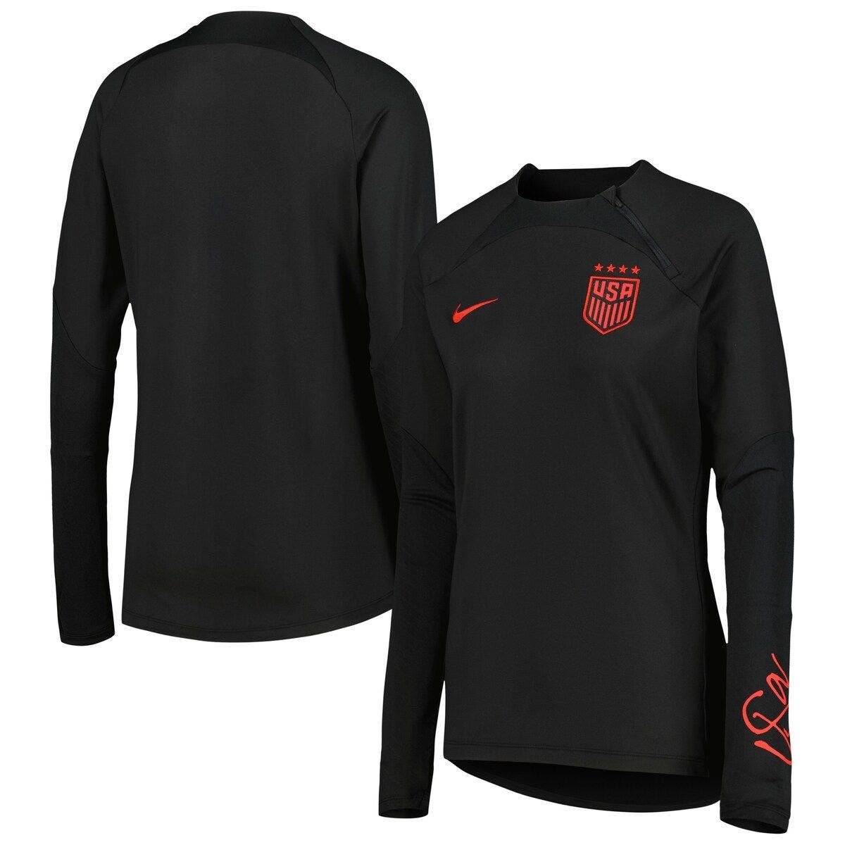 Icon Sports USWNT Women's Game Day Shirt – 4 Star U.S. Soccer Tee With V-Neck