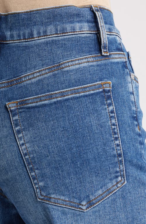 Frame Le Jane Raw Hem Crop Wide Leg Jeans In Mermaid
