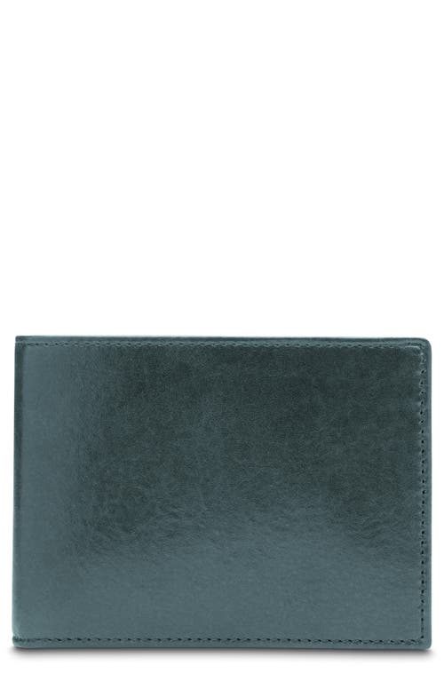 Bosca Aged Leather Executive Wallet in Forest