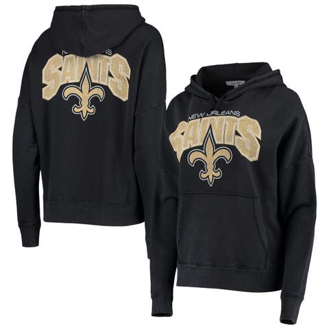 Men's Junk Food Heathered Charcoal New Orleans Saints Marled Pullover  Sweatshirt