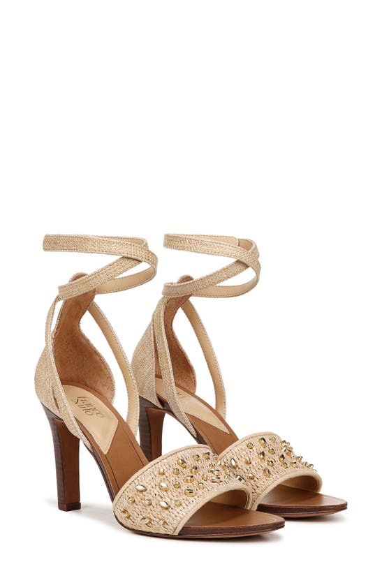 Shop Franco Sarto Eleanor 2 Ankle Strap Sandal In Natural