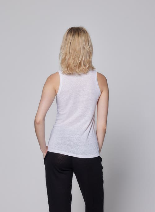 MAJESTIC MAJESTIC FILATURES STRETCH LINEN TANK 