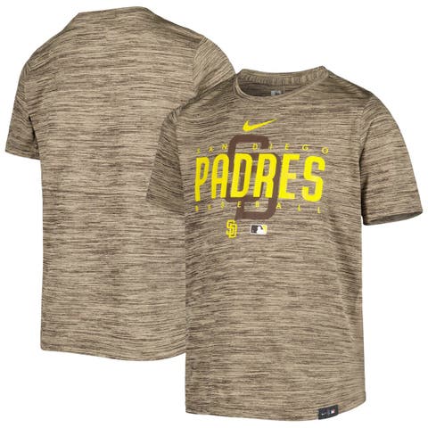 Youth Brown San Diego Padres Swing Away T-Shirt