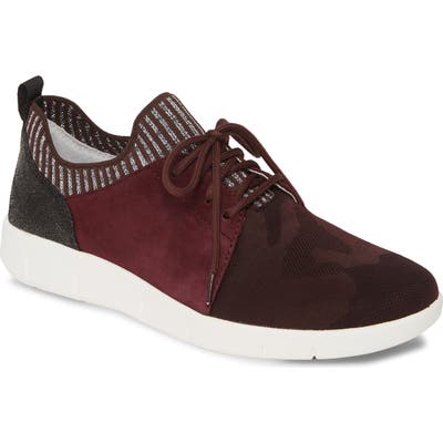 Johnston & Murphy Tamara Low Top Sneaker, Red