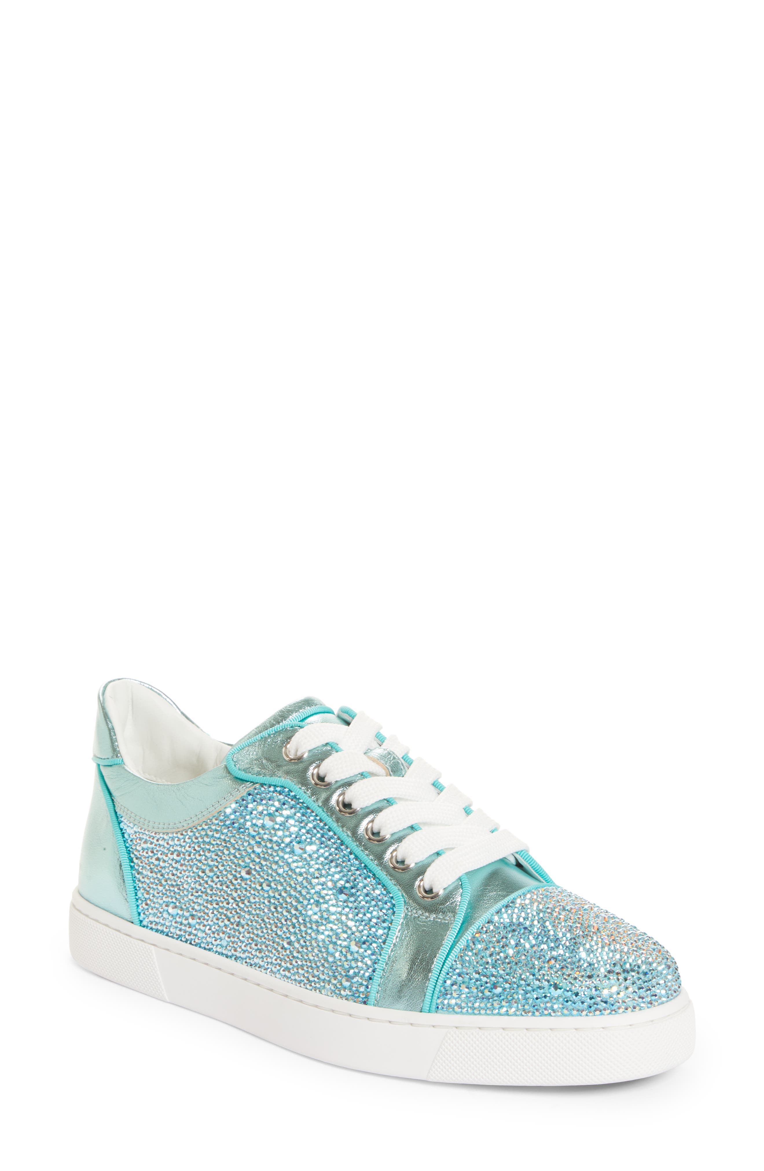 sparkly christian louboutin sneakers