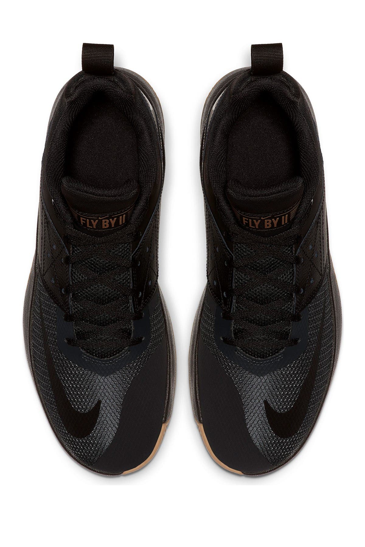 nike flyby low black and gold