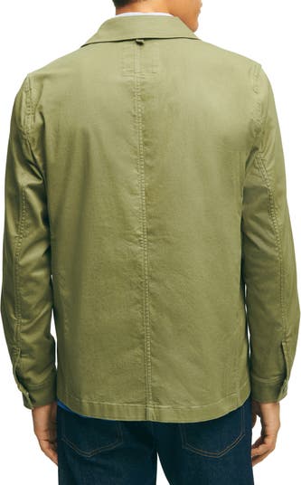 Stretch Cotton Twill Chore Jacket