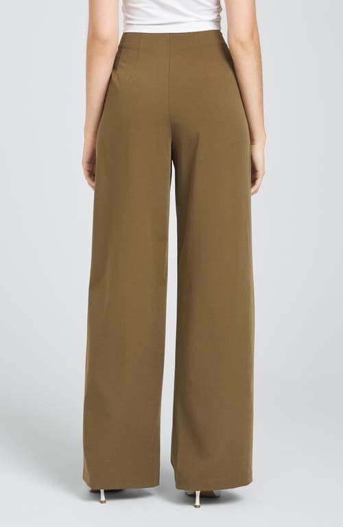 Shop Wayf James Pants In Olive