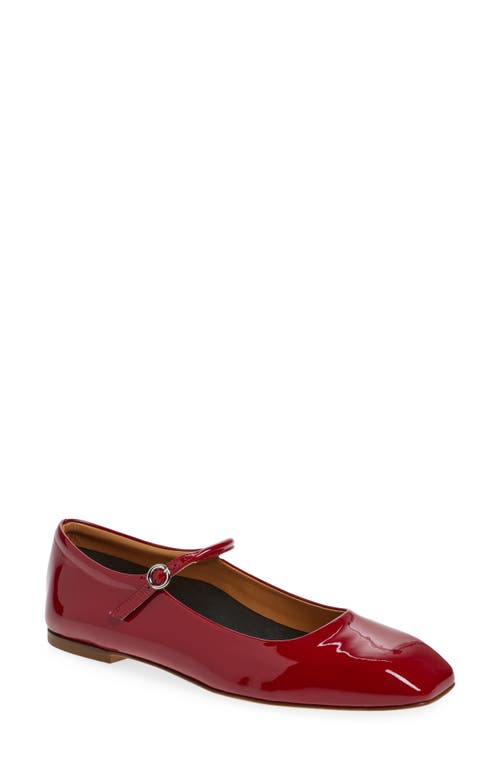 Shop Aeyde Uma Mary Jane Ballet Flat In Cranberry