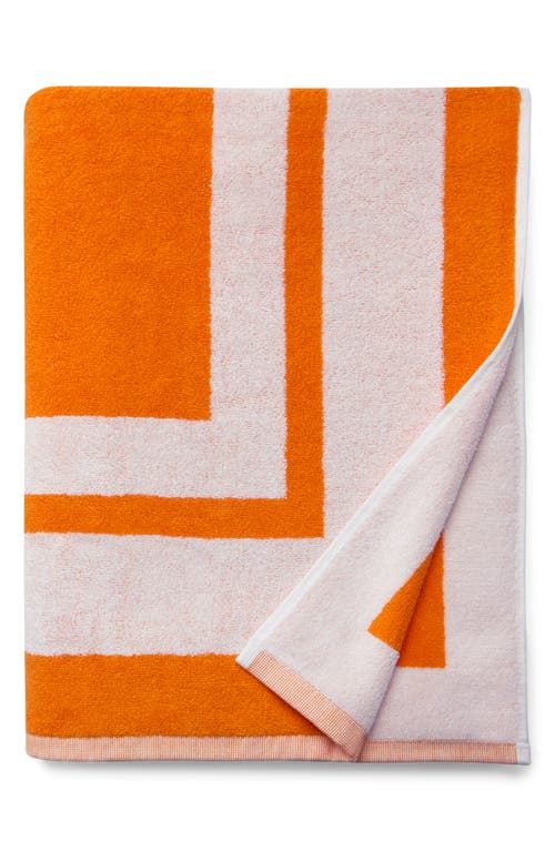 SFERRA Mareta Beach Towel in Mango at Nordstrom