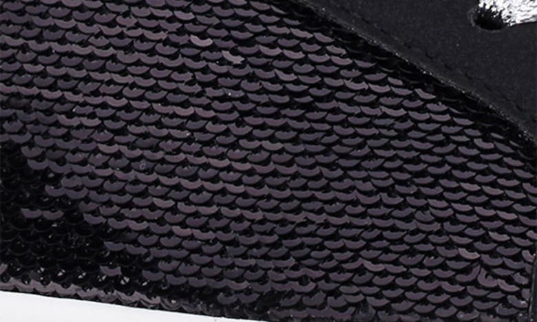 Shop Nina Kids' Sequin Sneaker In Black