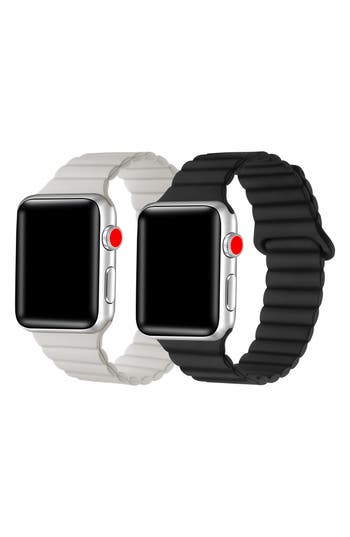 The Posh Tech Pack Of 2 Magnetic Silicone Watch Bands In Multi